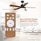 Ipower Ceiling Fan, 44 Inch, Brown Colorï¼Œ5 Blades HIFANXCEIL44WOODBLADES5 - alternate 9